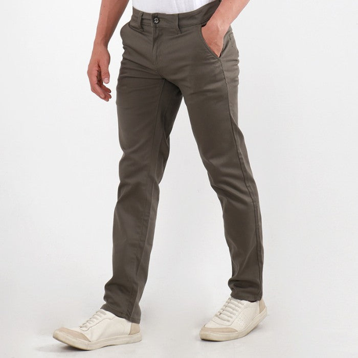 63-93 OLIVE Celana Panjang Chinos Pria - Chino Man Edwin Jeans