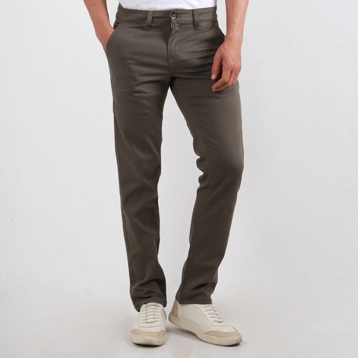 63-93 OLIVE Celana Panjang Chinos Pria - Chino Man Edwin Jeans